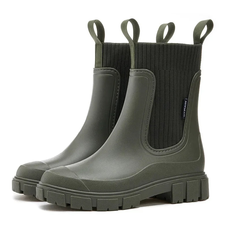 Women's Low-Cut Waterproof Rain Shoes - Ombrienne
