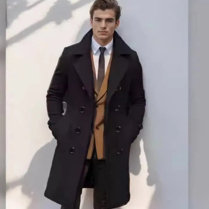 Men's Double Breasted Business Trench – Reginald
