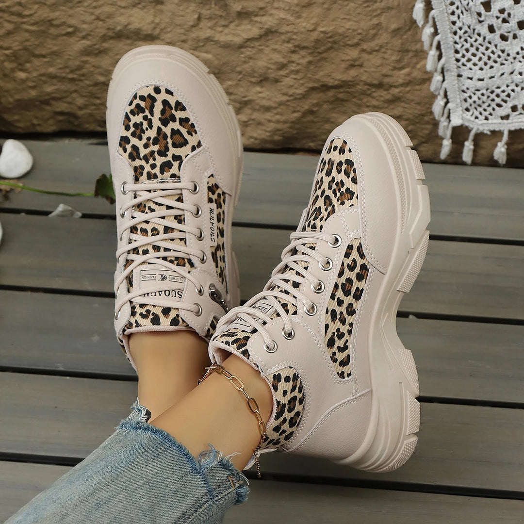 Women's Leopard Platform Sneakers – Penelope