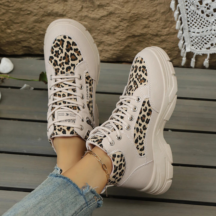 Women's Leopard Platform Sneakers – Penelope