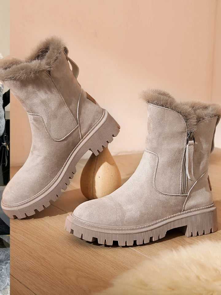 Women's Plush Platform Snow Boots – Piquelle