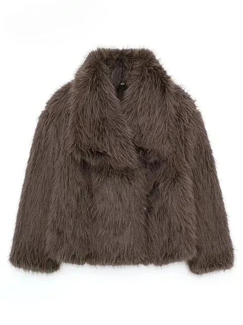 Aurora Luxe Faux Fur Coat