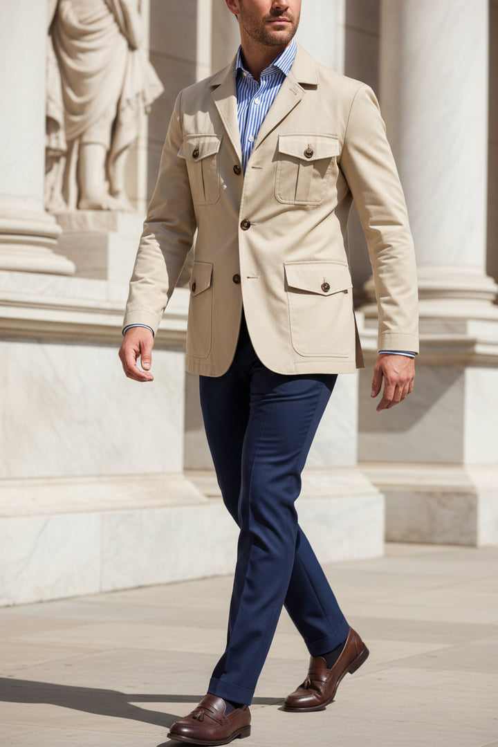 Men's Linen Safari Jacket – Ellsworth