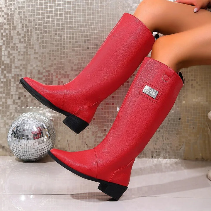 Women's Pointed Toe Tall Boots – Vivienne