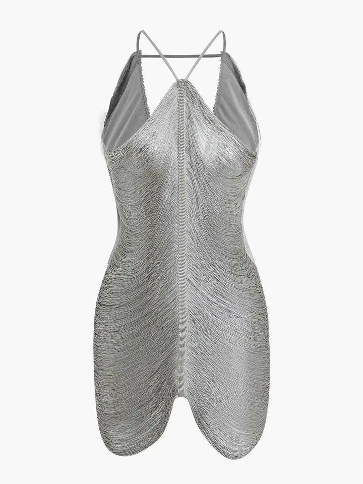 Ailani - Glamorous Fringe Mini Dress