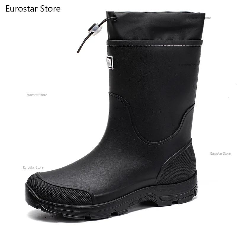 Men's Waterproof Non-Slip Rain Overshoes - Cobblane