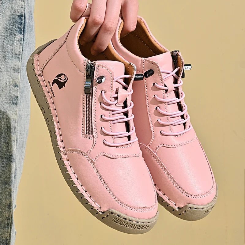 Women's Retro Flat Ankle Boots – Ternelle
