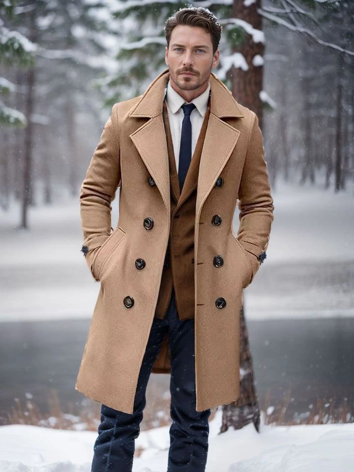 Men's Double Breasted Business Trench – Reginald