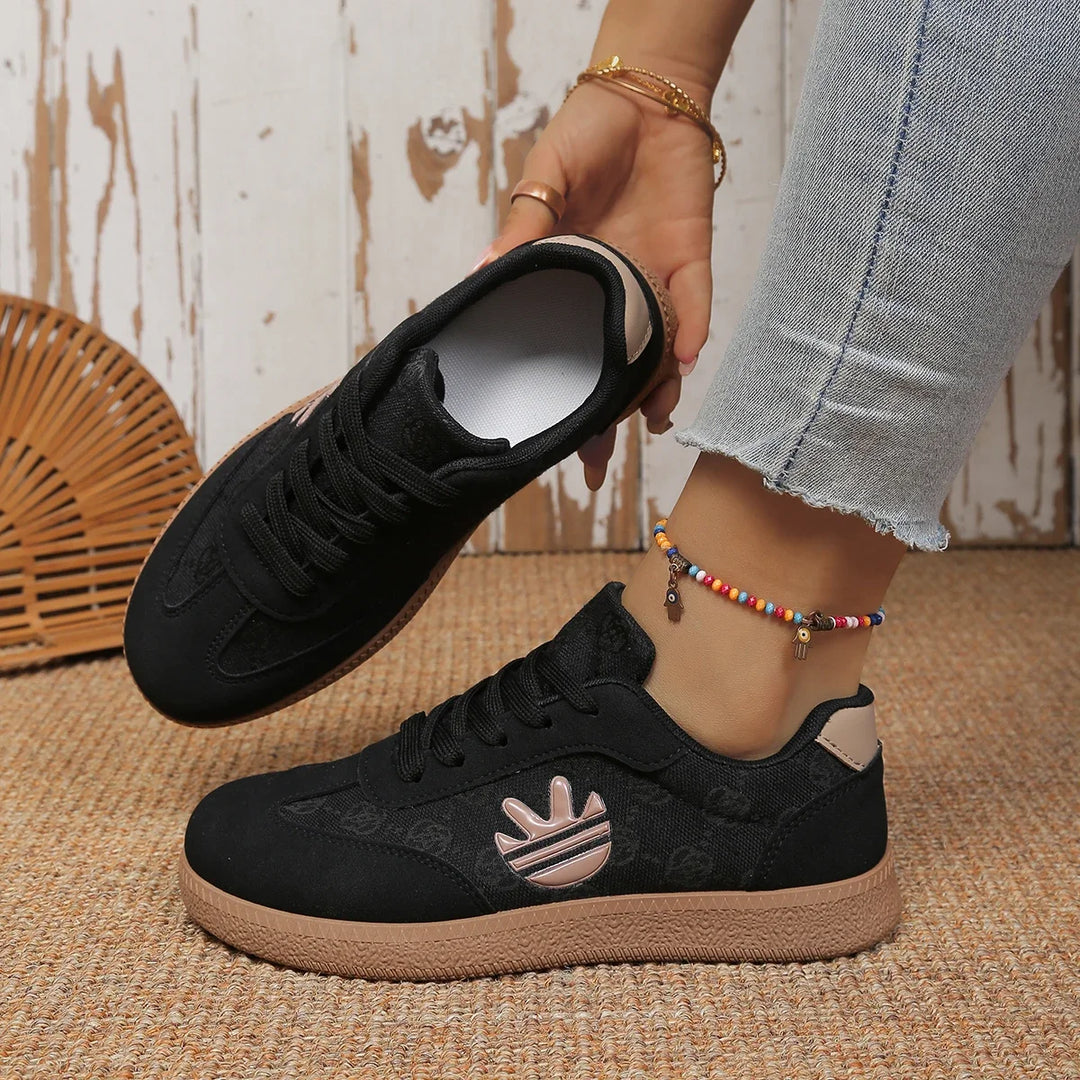 Women's Leopard Print Platform Sneakers – Odette