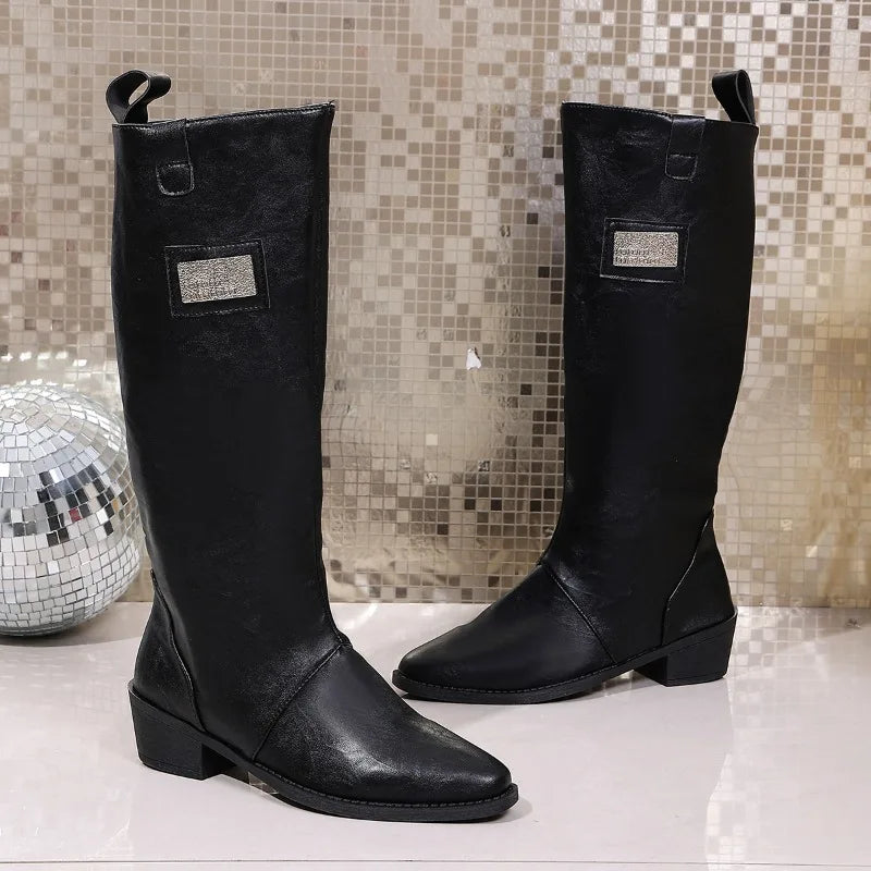 Women's Pointed Toe Tall Boots – Vivienne