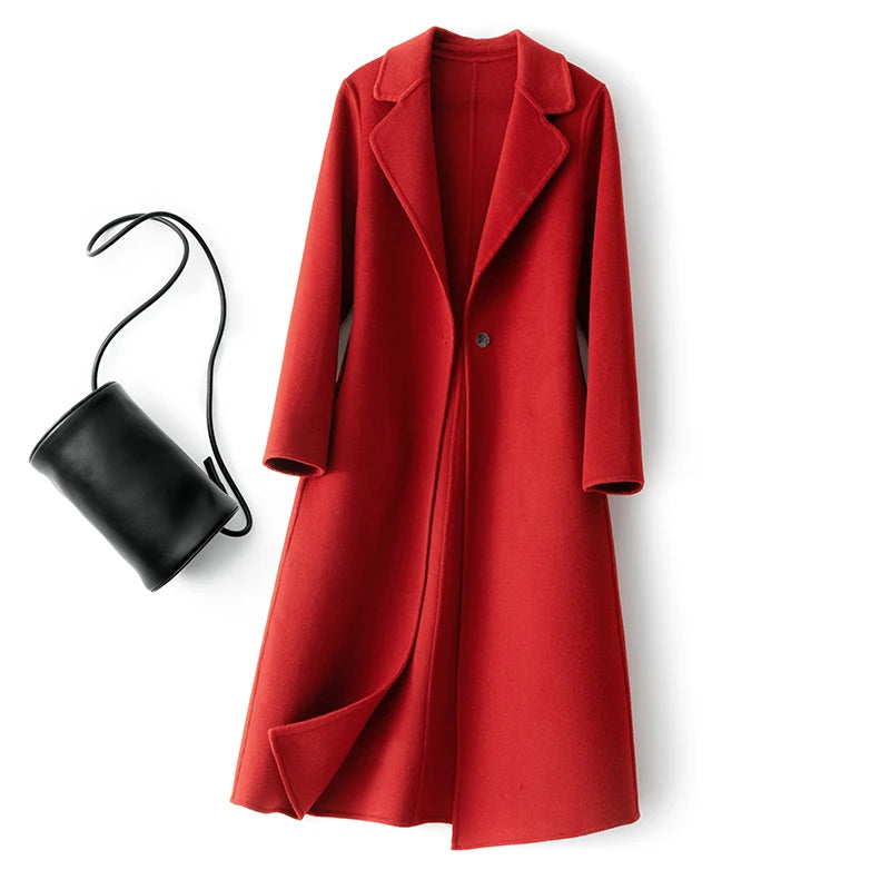 Women's Reversible 100% Wool Coat – Cordelia