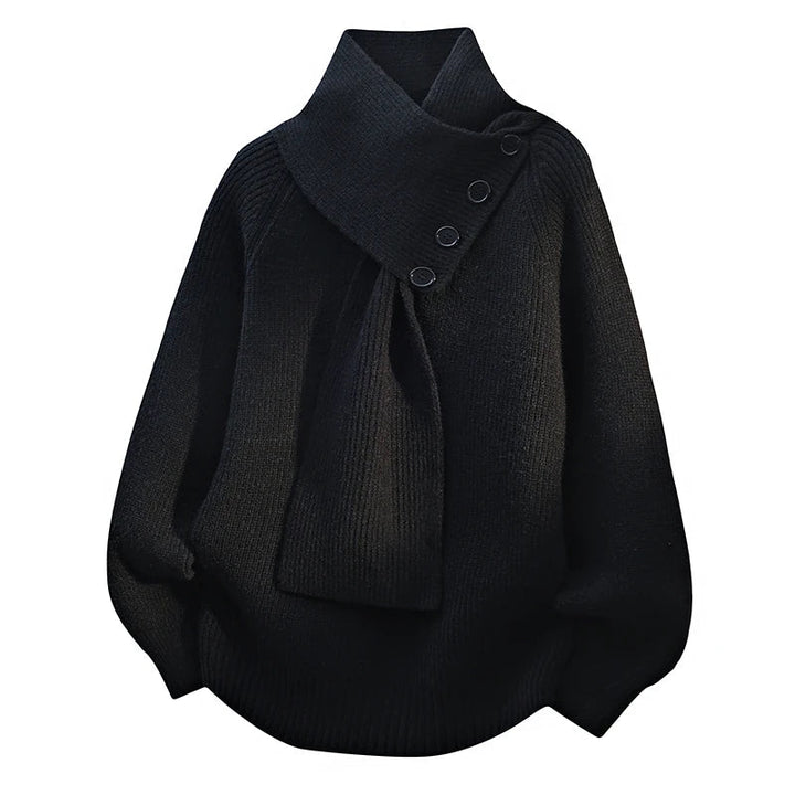 Arielle - Cozy Scarf-Neck Sweater