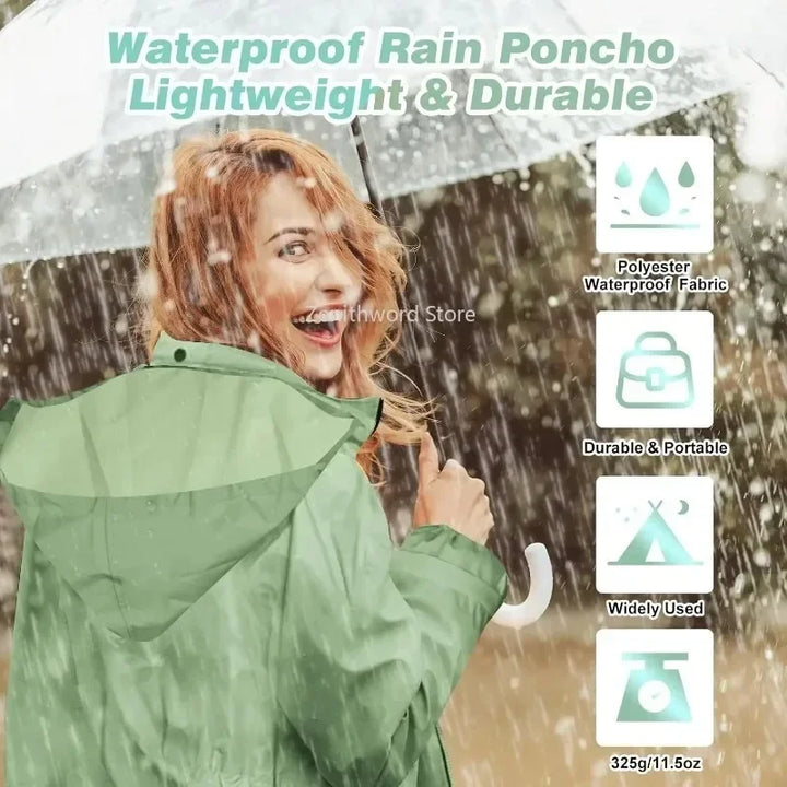 Women's Packable Lightweight Longline Raincoat - Brumelle