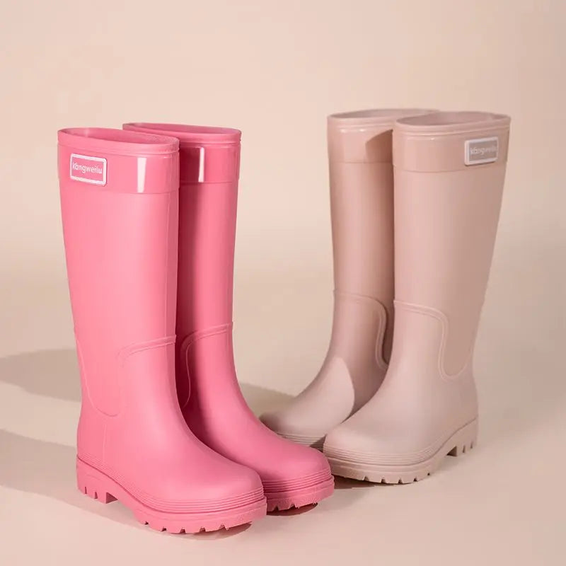 Women's Tall Lined Rain Boots - Estrelle