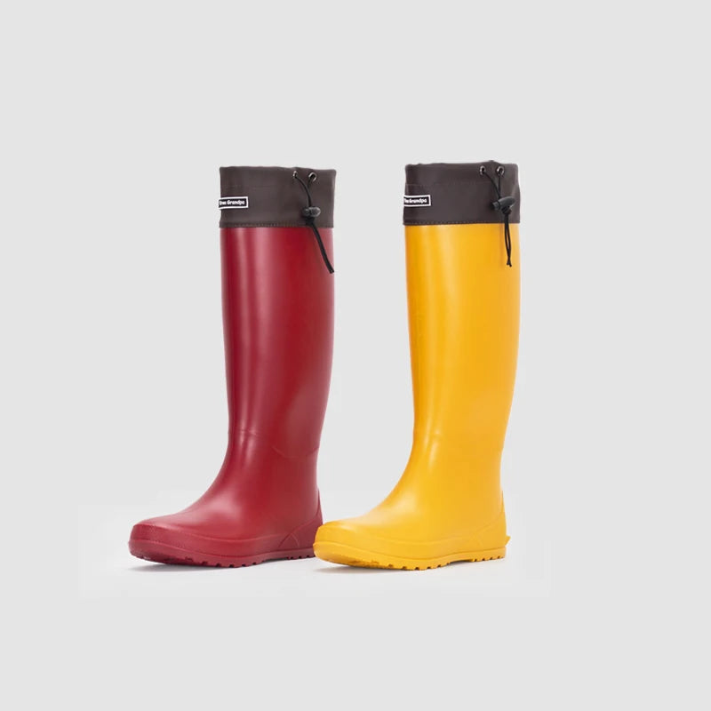 Women's Tall Chunky-Sole Waterproof Camping Boots - Sylvane