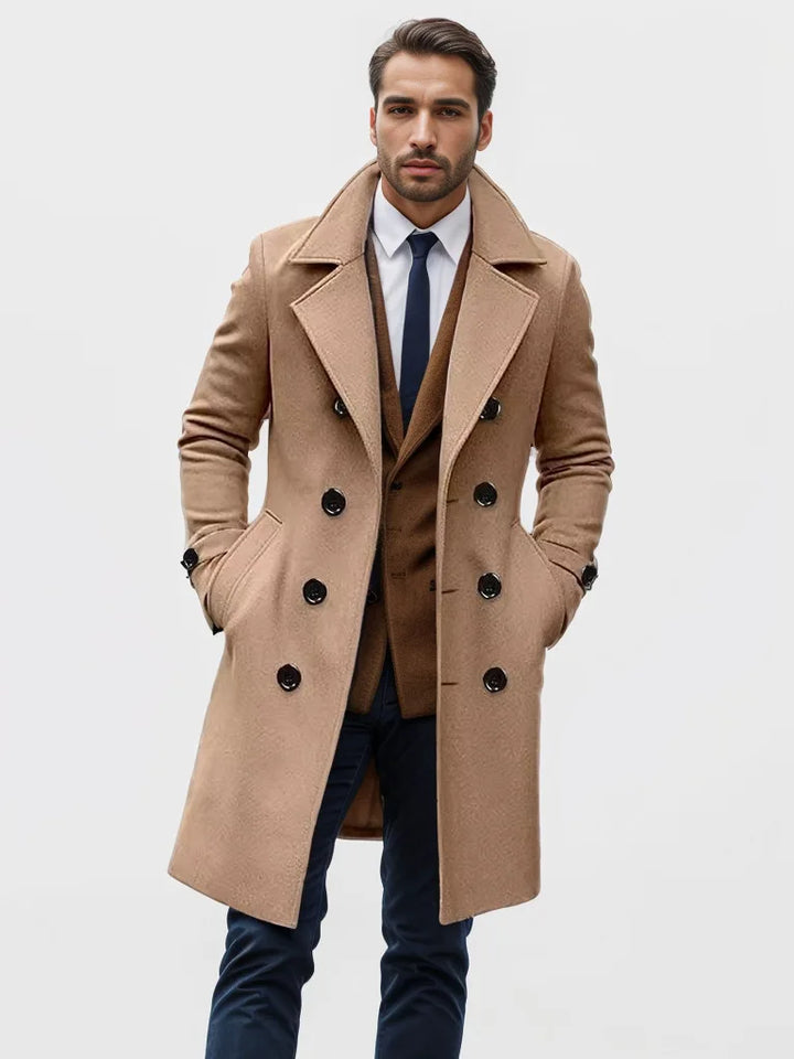 Men's Double Breasted Business Trench – Reginald