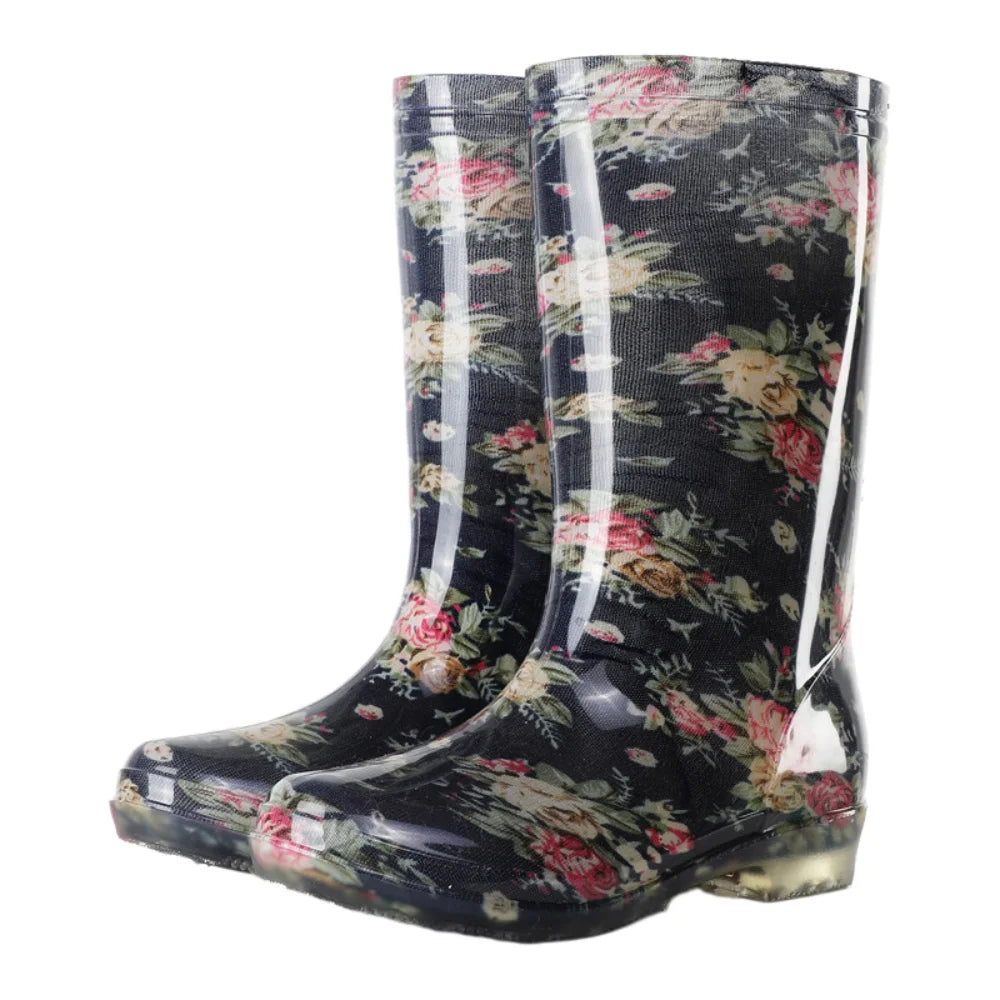 Women's Tall Waterproof Garden Rain Boots - Isolienne