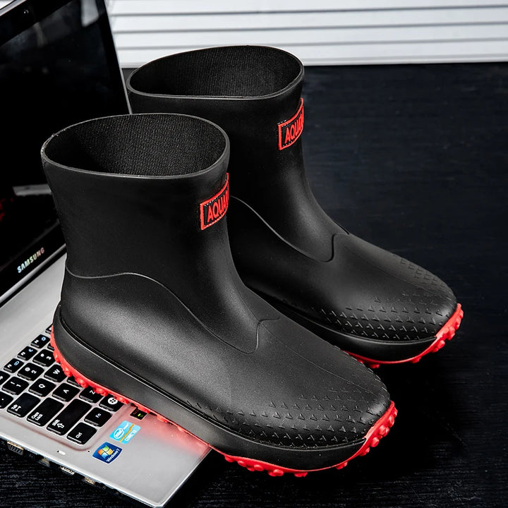 Men's Tall Waterproof Fishing & Wading Rain Boots - Aurelane