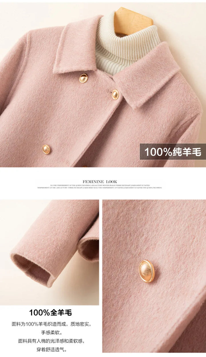 Women's Double-Faced Cashmere Coat – Eloise