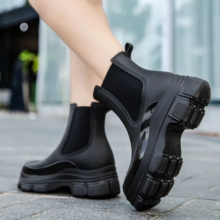 Women's Lightweight Garden Platform Rain Boots - Ciellane