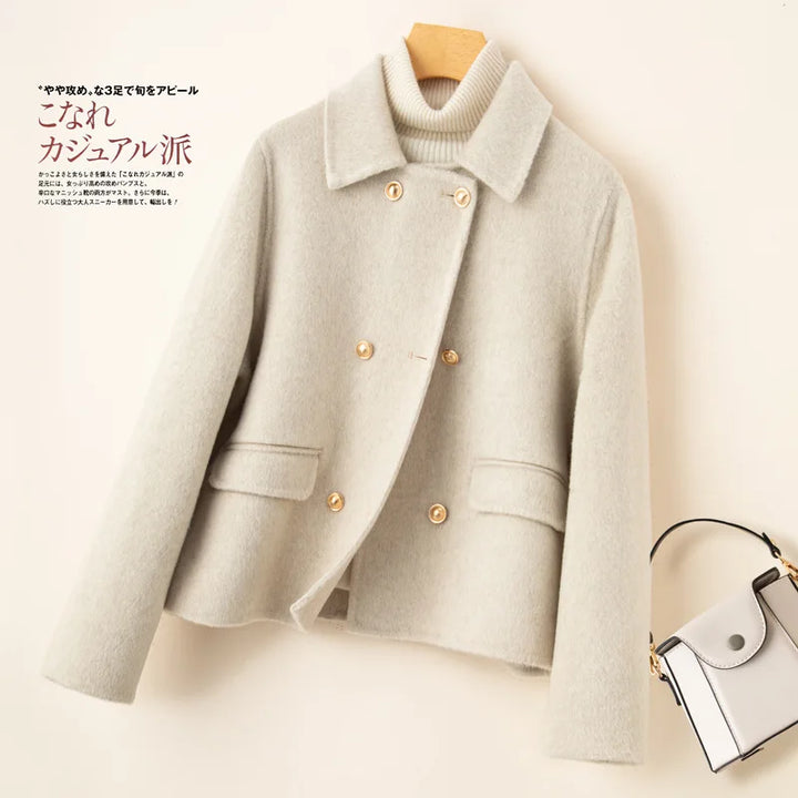 Women's Double-Faced Cashmere Coat – Eloise