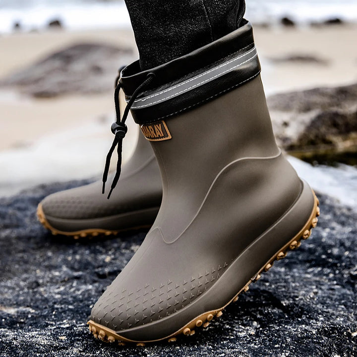 Men's Tall Waterproof Fishing & Wading Rain Boots - Aurelane