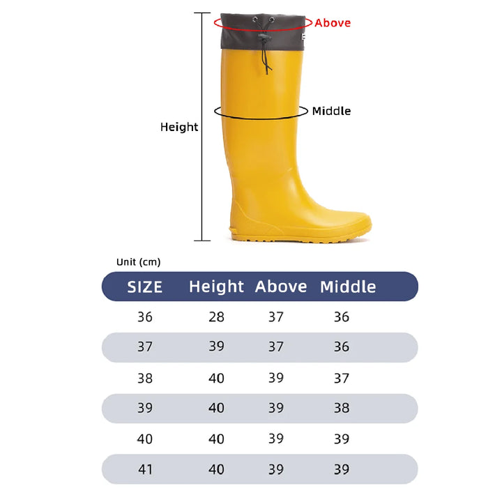 Women's Tall Chunky-Sole Waterproof Camping Boots - Sylvane