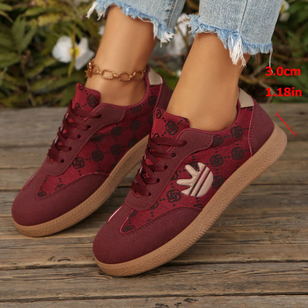 Women's Leopard Print Platform Sneakers – Odette