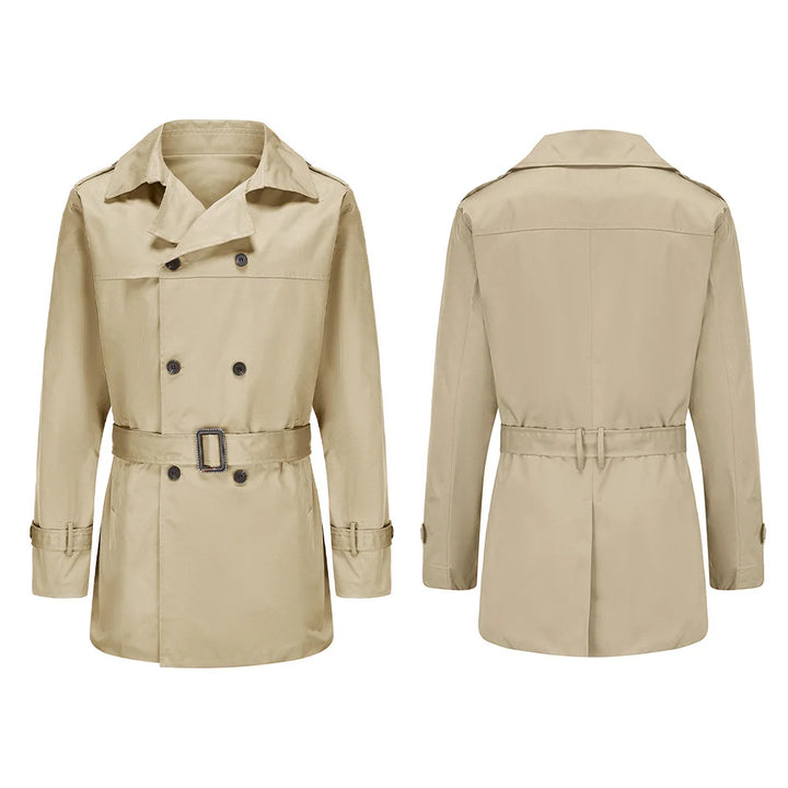 Men's Mid-Length Classic Trench Coat – Cornelius