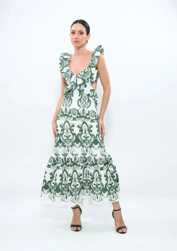 Haven | Ruffled Maxi Dress