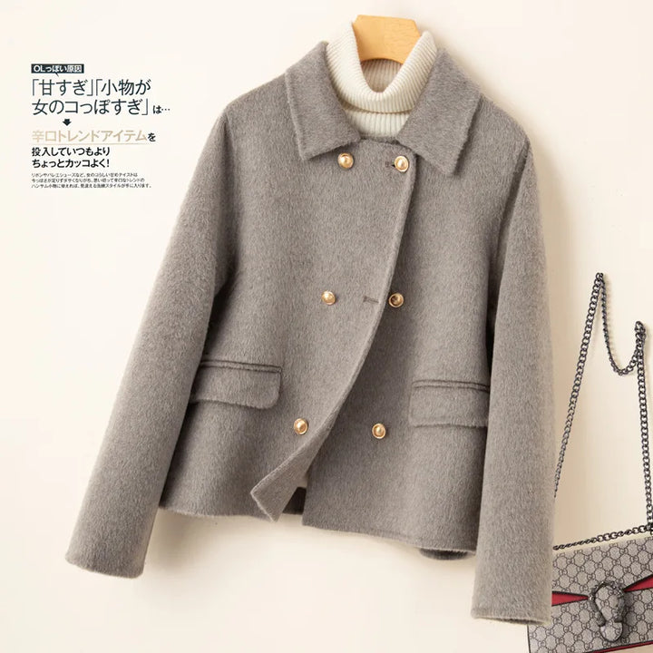 Women's Double-Faced Cashmere Coat – Eloise