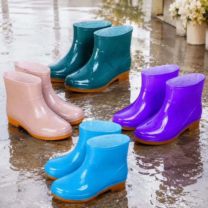 Women's Low Ankle Waterproof Garden Rain Boots - Neverine