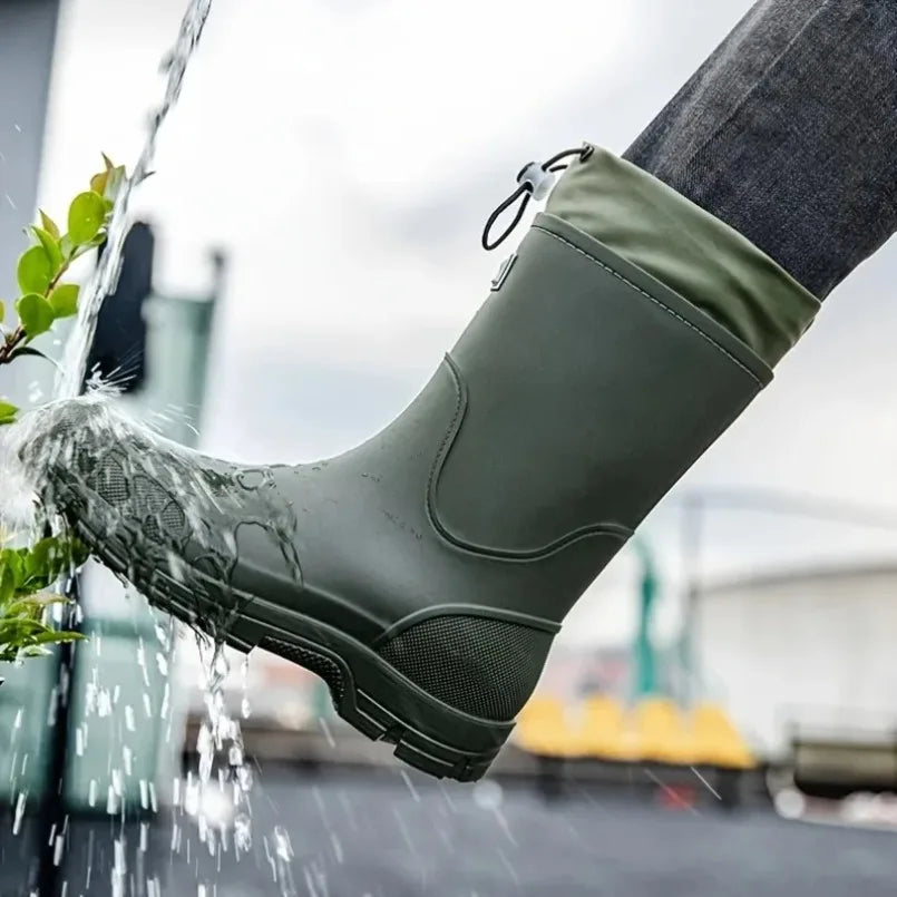 Women's Mid-Calf Slip-On Garden Boots - Ashlienne