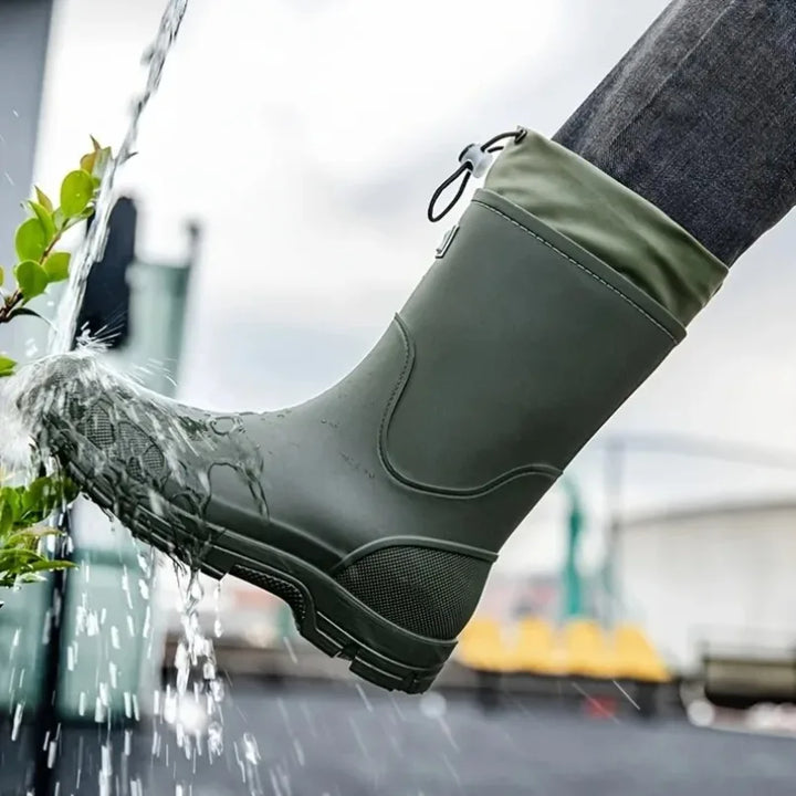 Women's Mid-Calf Slip-On Garden Boots - Ashlienne