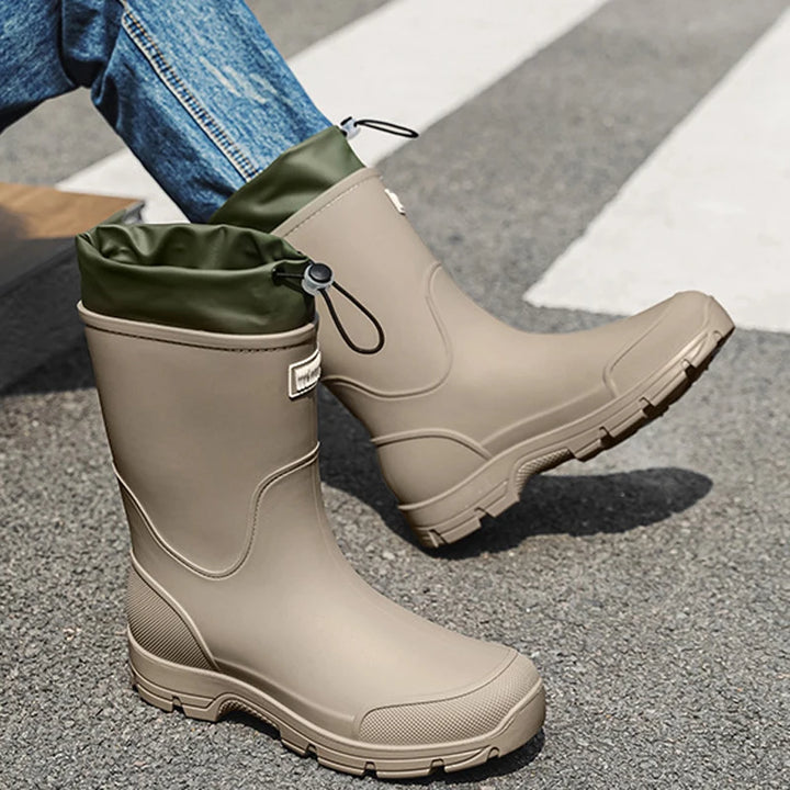 Women's Mid-Calf Slip-On Garden Boots - Ashlienne