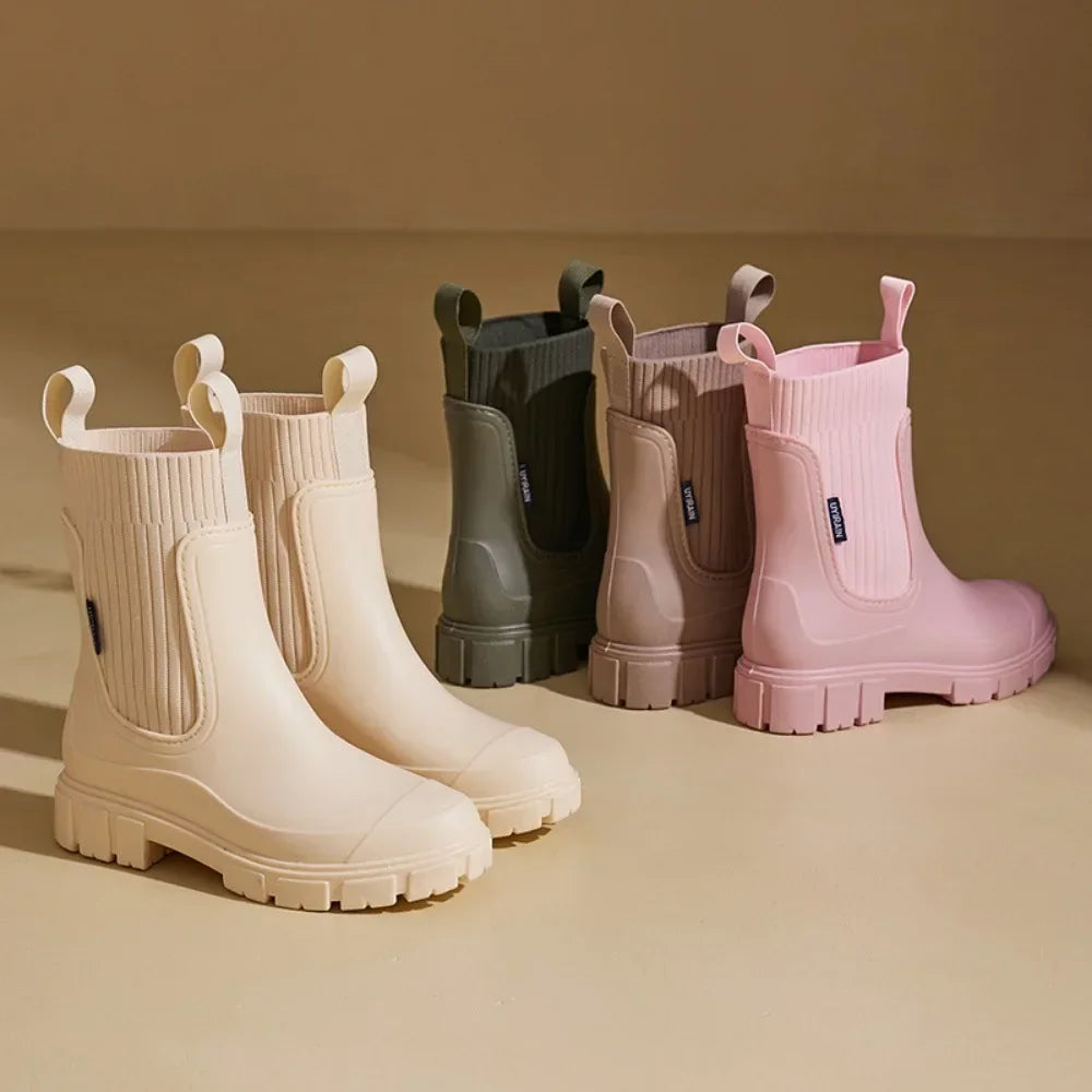 Women's Low-Cut Waterproof Rain Shoes - Ombrienne