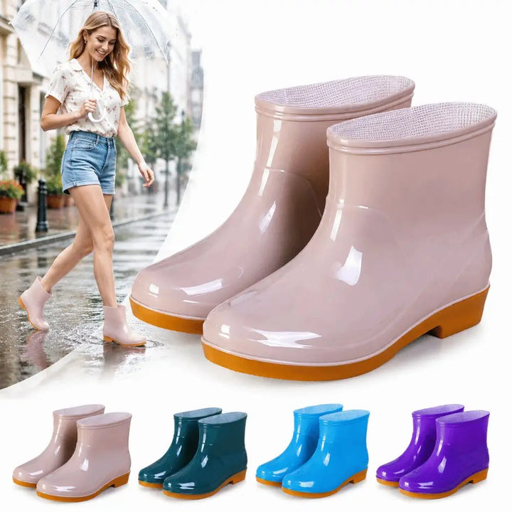 Women's Short Garden Rain Shoes - Dorelise
