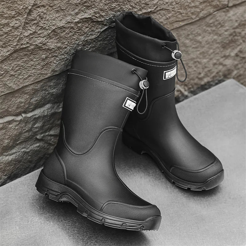 Women's Mid-Calf Slip-On Garden Boots - Ashlienne