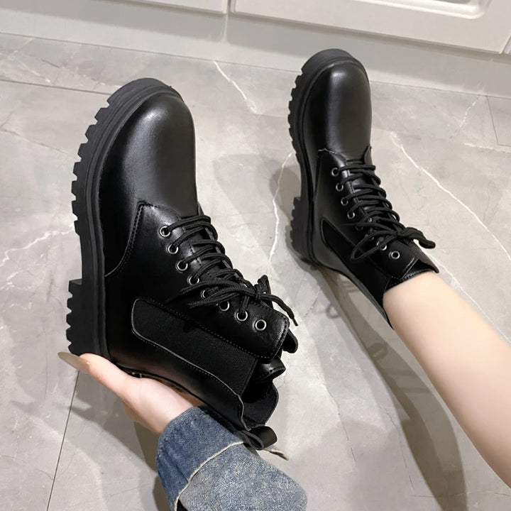 Women's Comfort Mid-Heel Ankle Boots – Baltienne