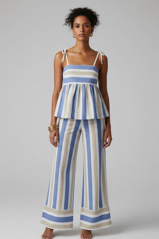 Hanne - Printed trouser set Summer Outifit