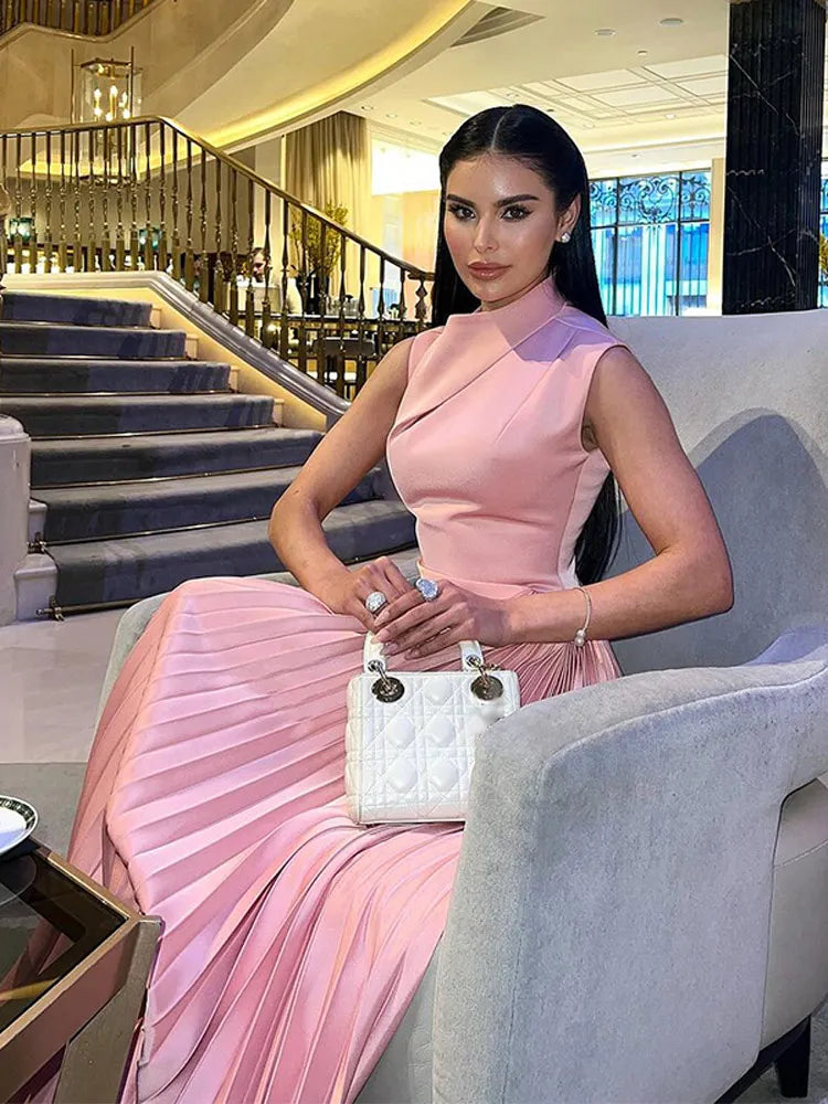 Ellison - Classy Draped Gown