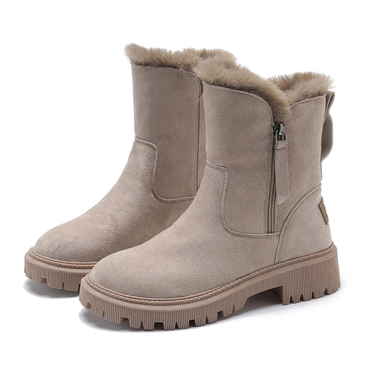 Women's Plush Platform Snow Boots – Piquelle
