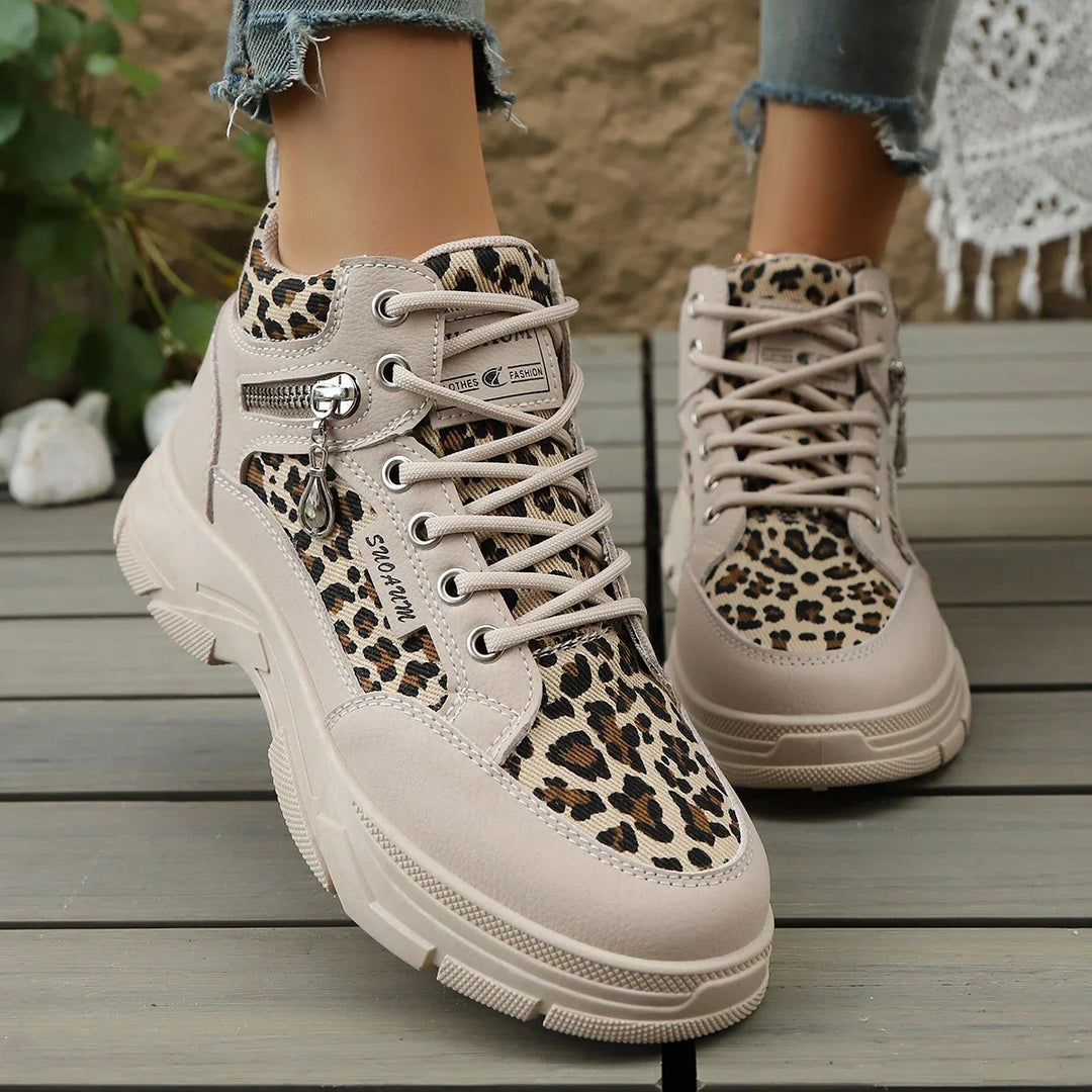 Women's Leopard Platform Sneakers – Penelope