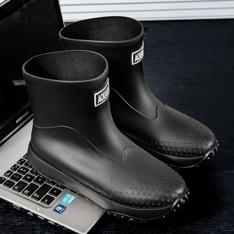 Men's Tall Waterproof Fishing & Wading Rain Boots - Aurelane