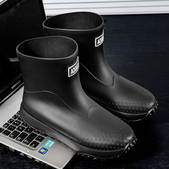 Men's Tall Waterproof Fishing & Wading Rain Boots - Aurelane