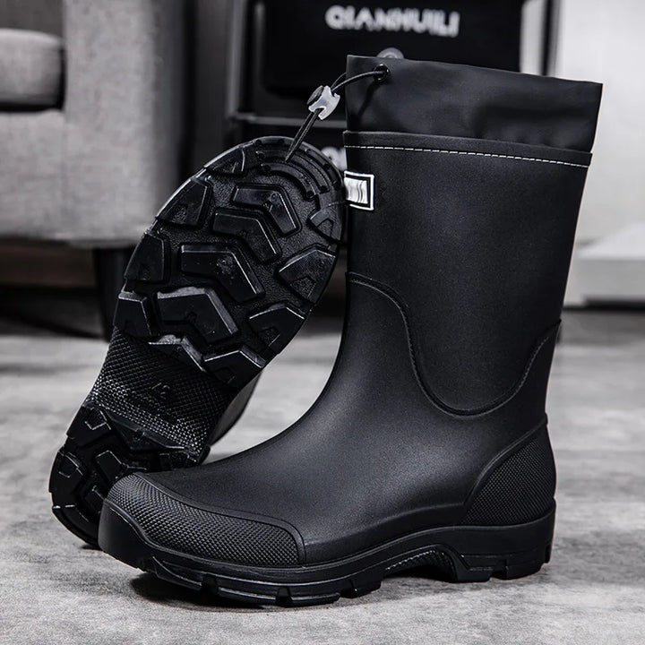 Men's Waterproof Non-Slip Rain Overshoes - Cobblane