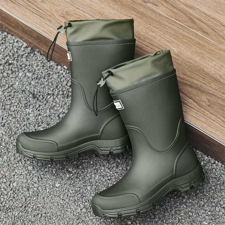 Women's Mid-Calf Slip-On Garden Boots - Ashlienne