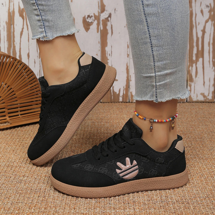 Women's Leopard Print Platform Sneakers – Odette
