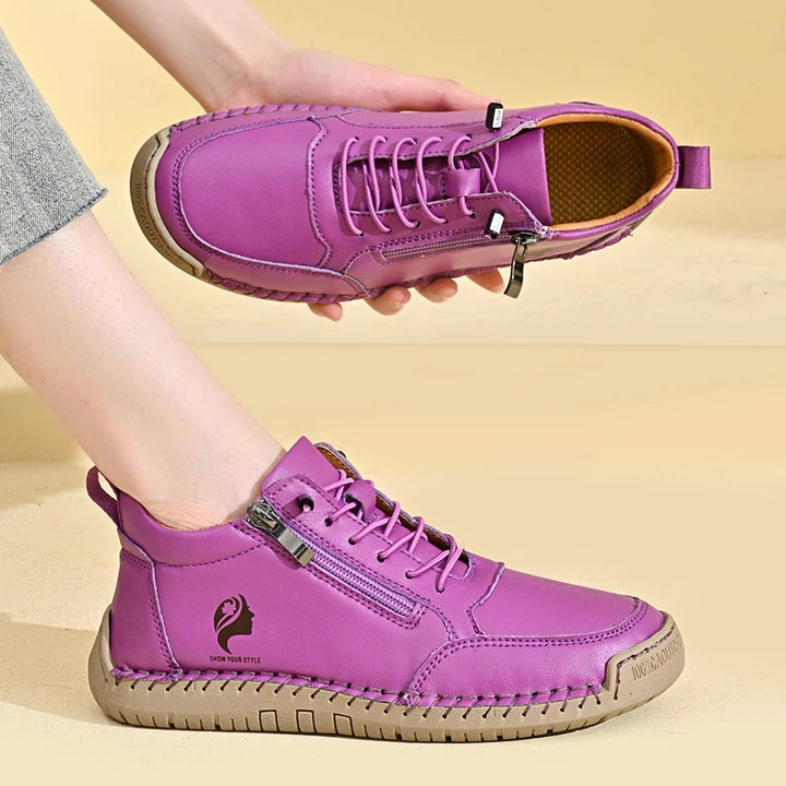 Women's Retro Flat Ankle Boots – Ternelle