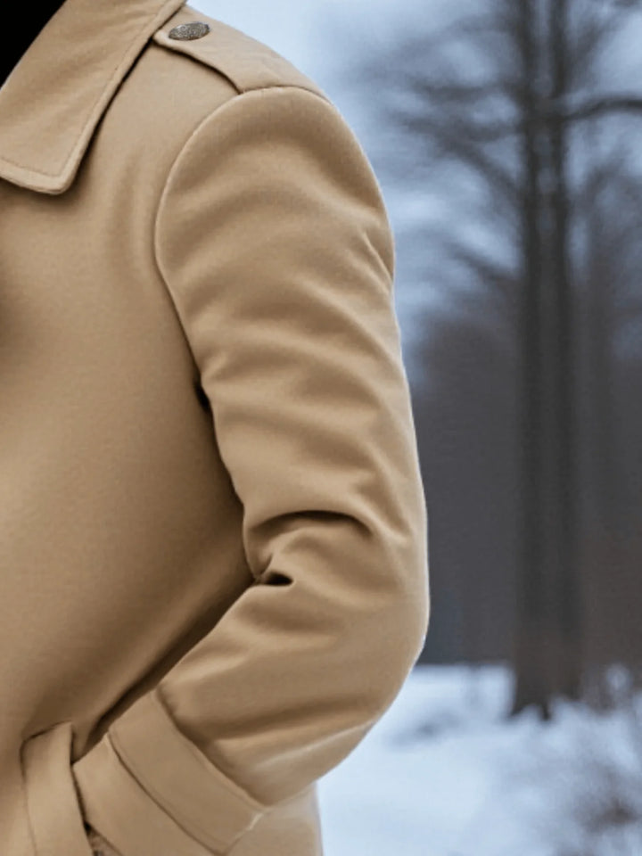Men's Padded Long Trench Coat – Sinclair